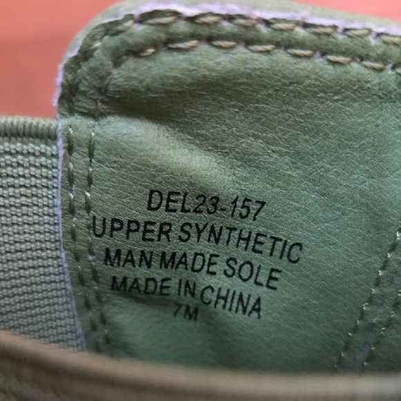 Dolls Kill Green Combat Boots with Elastic Panels - Picture 12 of 15